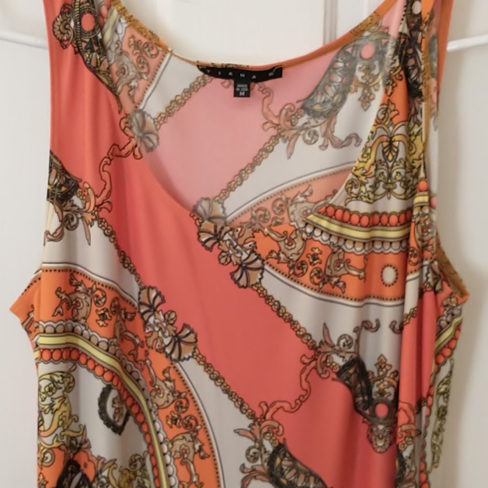 🧡Patterned Maxi dress
